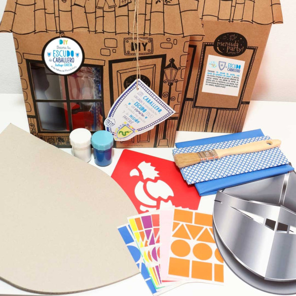 Cajita DIY "Escudo de caballero"