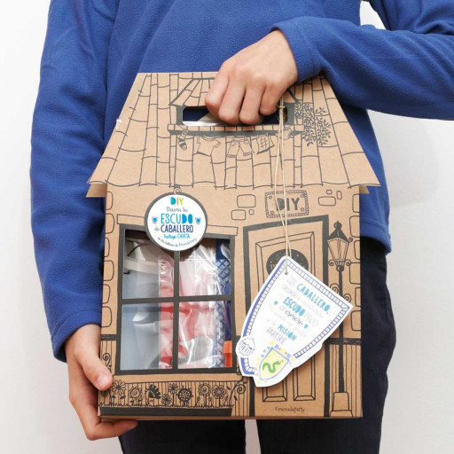 Cajita DIY "Escudo de caballero"