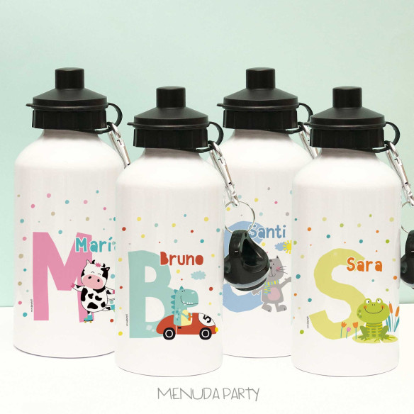 Botella aluminio 500ml -colección ZOO-