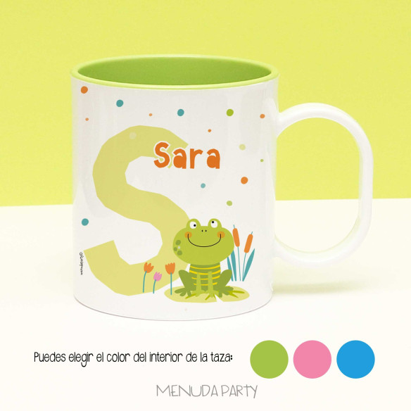 Taza plástica -colección ZOO-