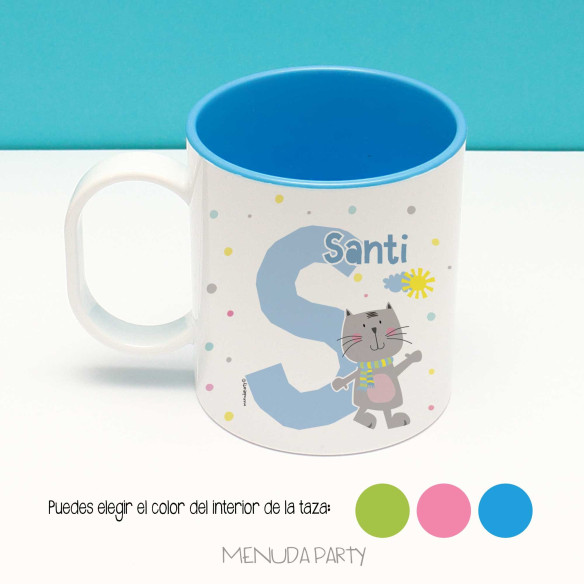 Taza plástica -colección ZOO-