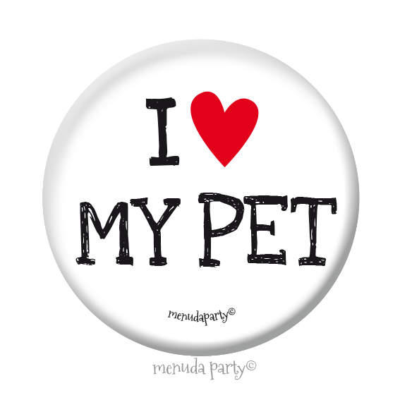 Chapa 38mm colección I LOVE