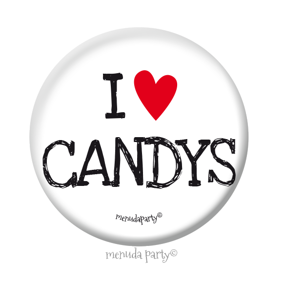 Chapa 38mm colección I LOVE