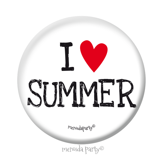 Chapa 38mm colección I LOVE