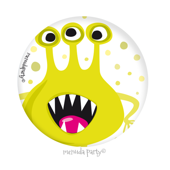 Chapa 38mm colección monster