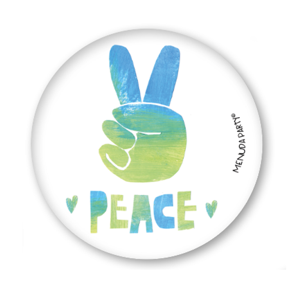 Chapa 59mm Peace - love - pets