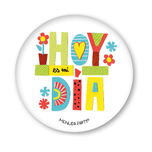 Chapa 59mm frase collage