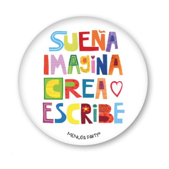 Chapa 59mm frase collage