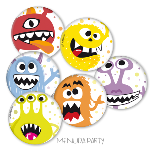 Chapa 38mm colección monster