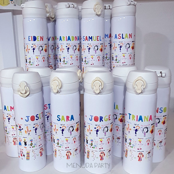 Botellas/termos para toda la clase - precio según cantidad