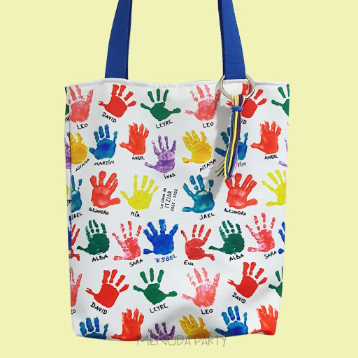 Bolso "las manitas de la clase"