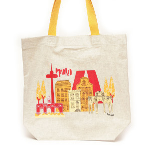 Bolsa "Madrid city" (asa amarilla)