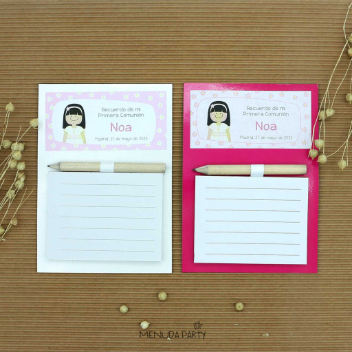 Libreta imantada con lápiz