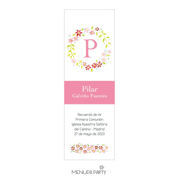 Paq. 10 recordatorios -Coral - Rosa-