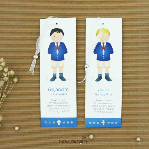 Paq. de 10 recordatorios -Pantalón corto-