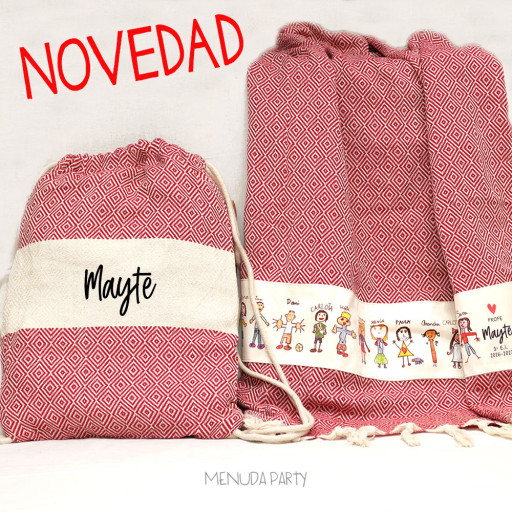 toalla personalizada, regalos profes, toallas para profes, profesores