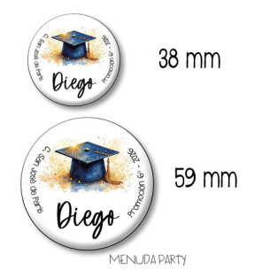 Marcapáginas personalizado con chapita personalizada -precio según cantidades- 2