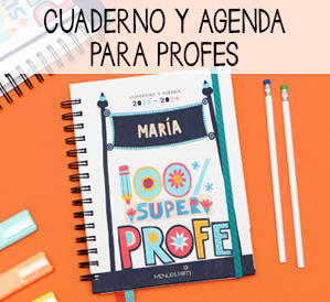 Cuaderno y agenda para profes